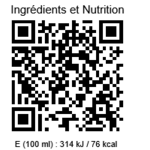 INGREDIENTS ET VALEUR NUTRITIONNELLE (mention obligatoire)